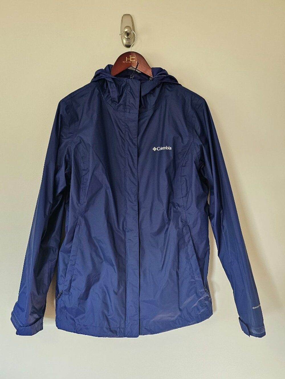 Columbia Omni-Heat rain jacket women's size L